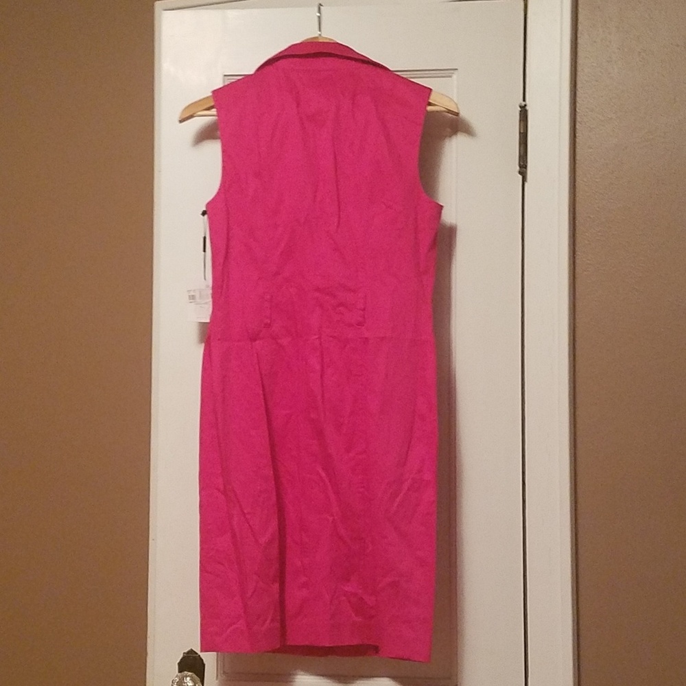 Pink Calvin Klein Ruffle Top Dress - Picture 2 of 3